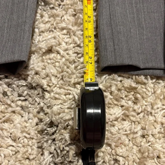 J. Crew Textured Gray Suit Set Blazer and NWT Trousers Size 0 Petite - Picture 10 of 11